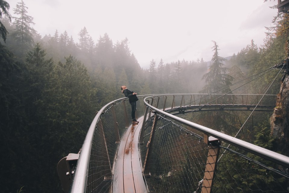 Walk on a Vancouver Suspension Bridge
